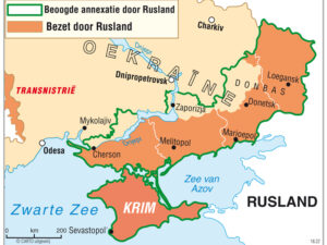 Rusland bezet Donbas en zuidelijk Oekraïne